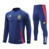 Sudadera De Entrenamiento España Cremallera De Cuarto 2024-25 Azul - Hombre